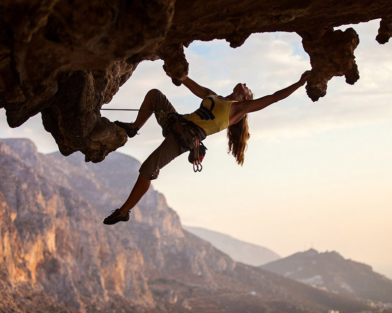 adventure-category climbing girl
